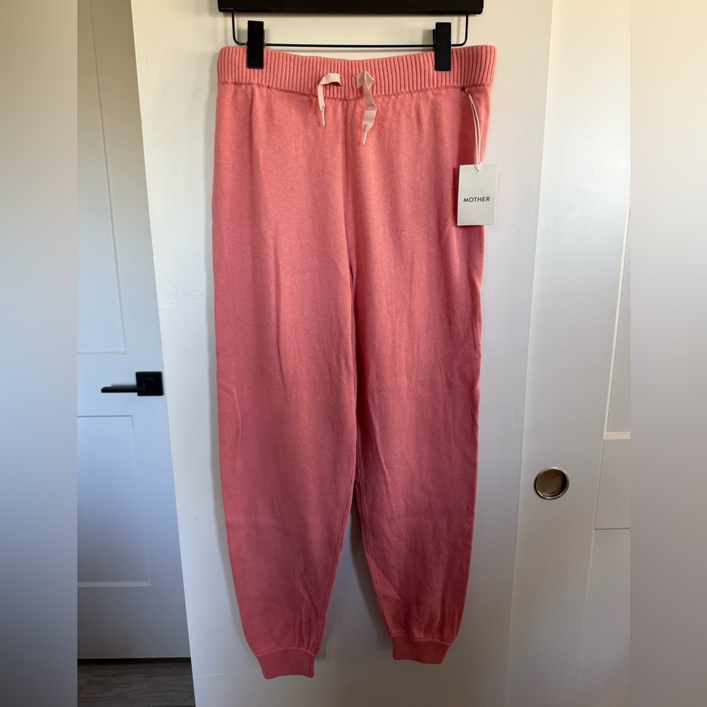 NWT MOTHER The Blissful Ankle Knit Sweatpant Joggers Size Large